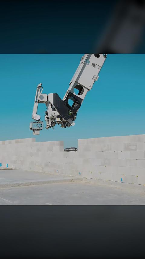 超大型房屋3D打印机FBR Hadrian X建筑机器人
