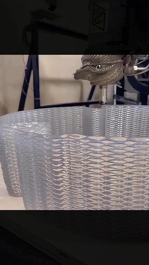 大幅面颗粒3D打印半透明PETG