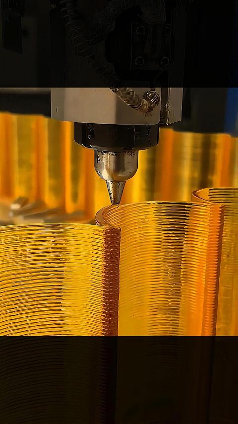 五轴大幅面颗粒3D打印透明黄PETG